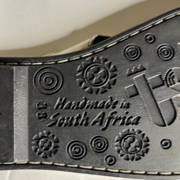 Tsonga Tslops made by hand in South Africa flip flop 38/7 - Picture 5 of 14